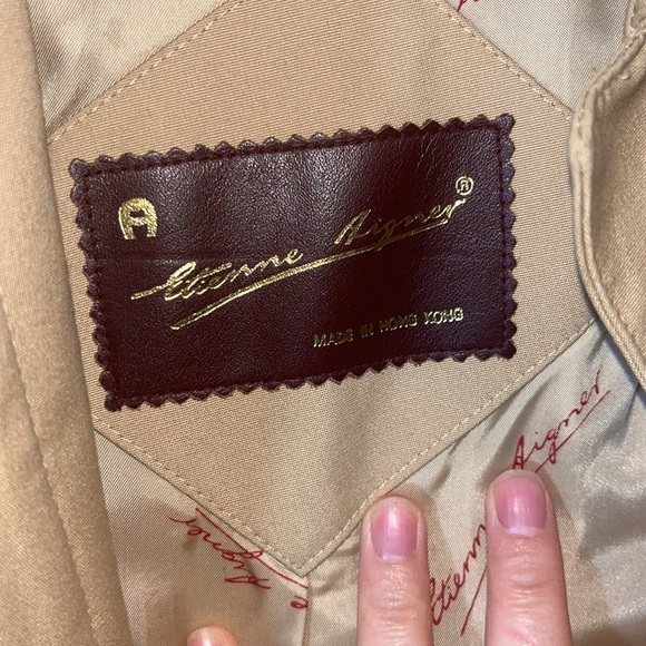 Vintage Etienne Aigner Trench Coat - Picture 5 of 12